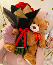 Load image into Gallery viewer, 100 rose wrapped luxury arrangement
