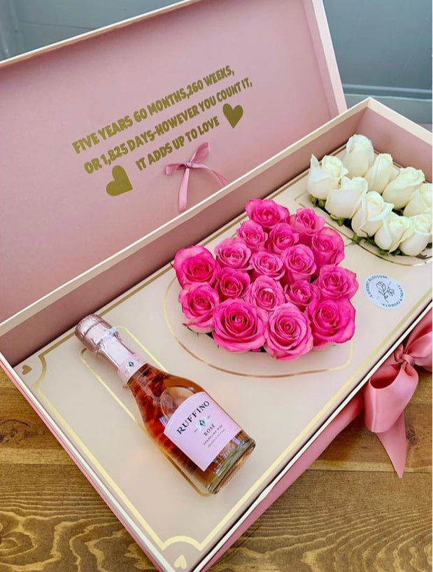 I 🤍u luxury box light pink